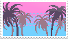 Palm trees Stamp