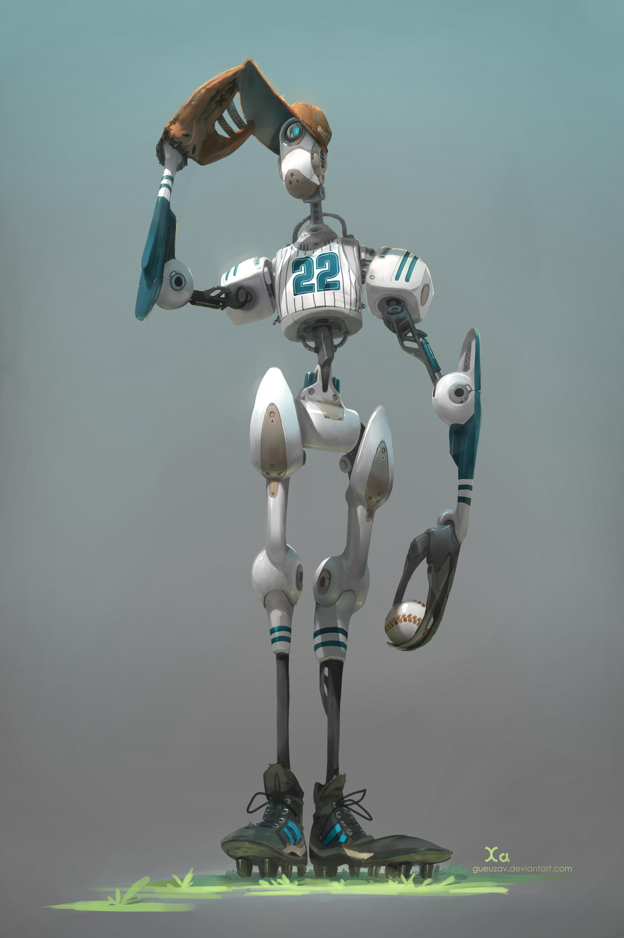 Baseball Bot by xa-xa-xa