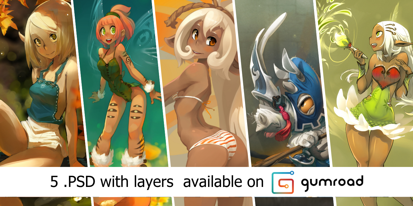 Gumroad 2nd Pack by xa-xa-xa