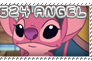 624 Angel stamp