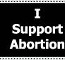 I Support Abortion -Stamp-