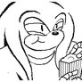 Knuckles Eating Popcorn Flipnote