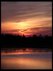 Sunset on a Lake II