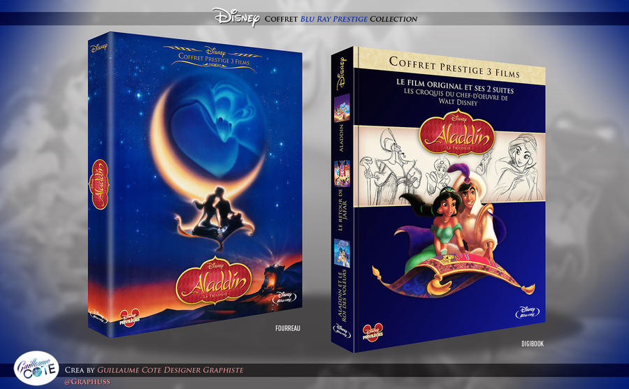 Aladdin - Coffret Disney Blu Ray Prestige by Graphuss on DeviantArt
