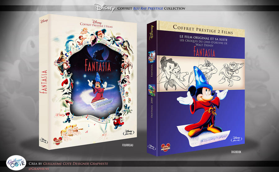 Fantasia - Coffret Disney Blu Ray Prestige by Graphuss on DeviantArt