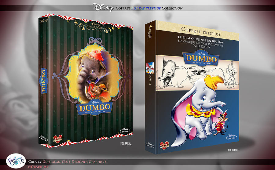Dumbo - Coffret Blu Ray Prestige Disney by Graphuss on DeviantArt