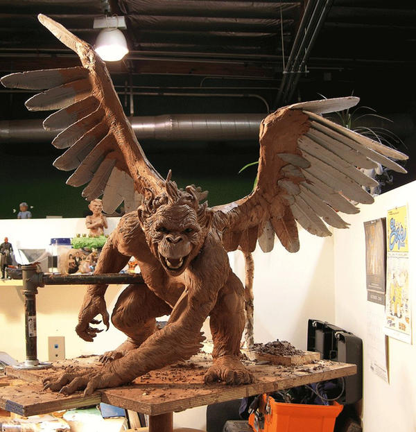 another view of the monkey.
