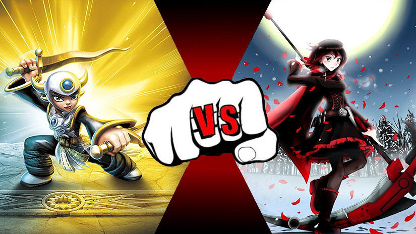 Ruby Rose Defeated Aurora (Skylanders) VS Ruby Rose (RWBY) by rockeyrolley on DeviantArt