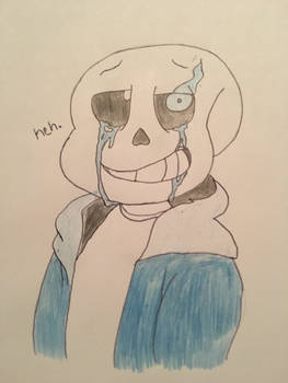 Sans crying 