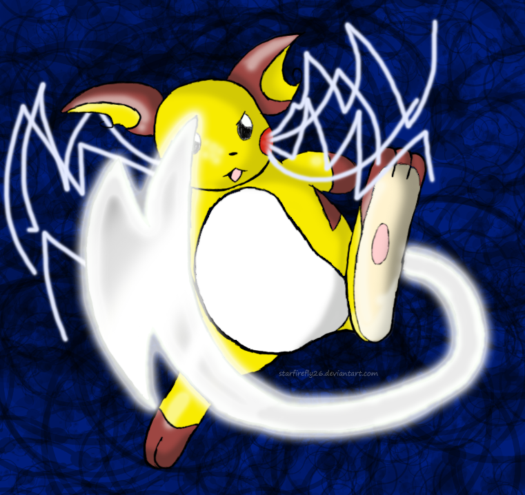 Raichu used Iron Tail