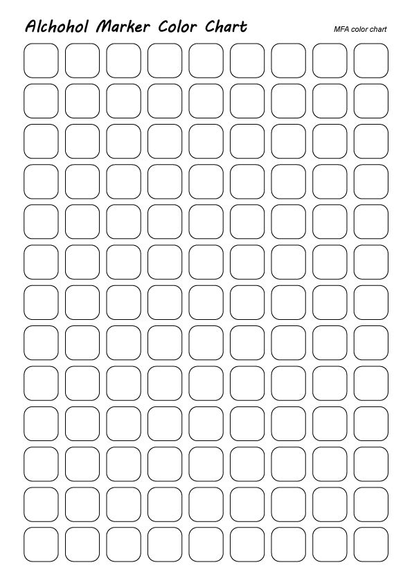 Color Chart Blanc For Markers by ToriMarene on DeviantArt