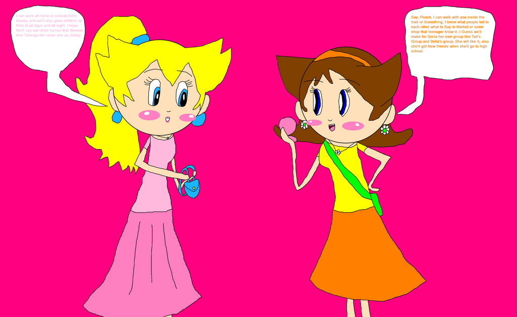 Normal Peach and Normal Daisy by NyanSonia on DeviantArt