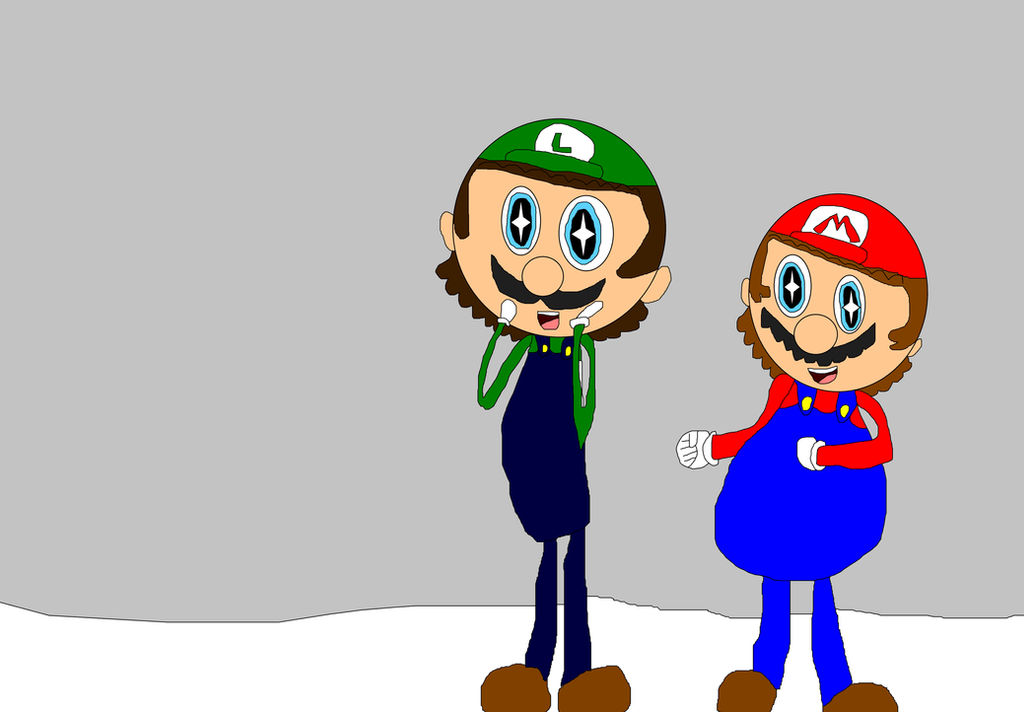 Mario Intrigued Excited Mario Bros. by NyanSonia on DeviantArt