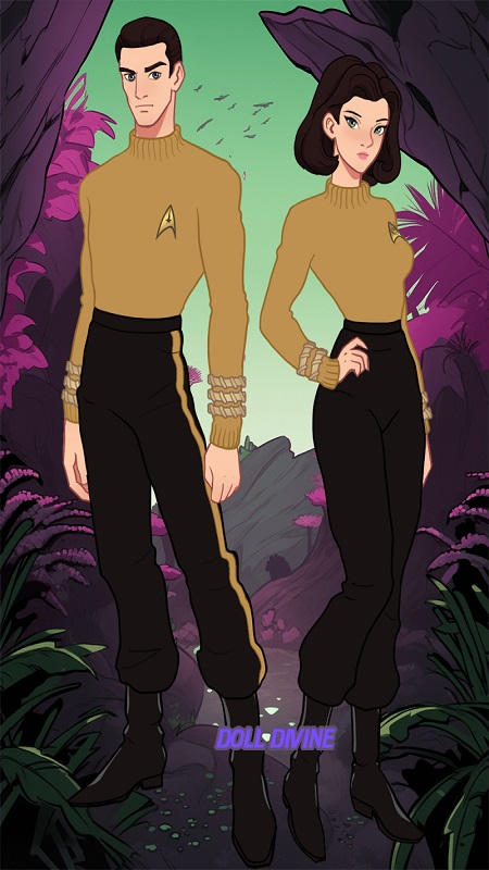 captain pike and lieutenant riley by Shadowofjustice123 on DeviantArt