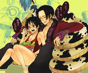 Luffy and Boa