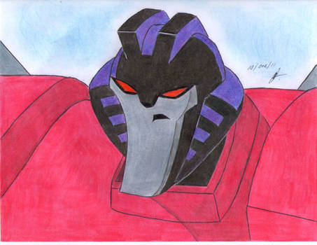 Starscream animated face 2