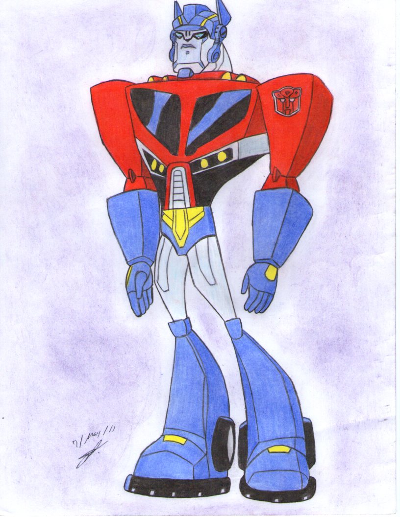 Optimus Prime transform animat