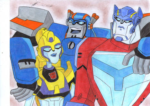 Three old friends Transformers Animated