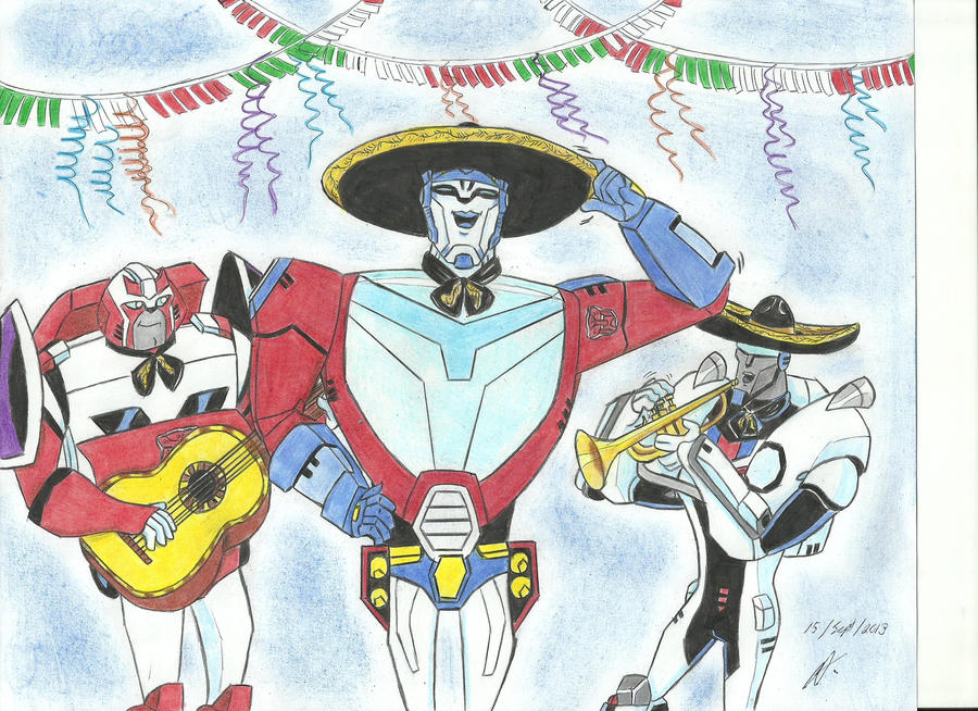 transformers animated Mexican Fiesta