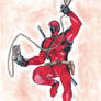 finished the drawing of Deadpool