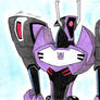 transformers animated purple shockwave
