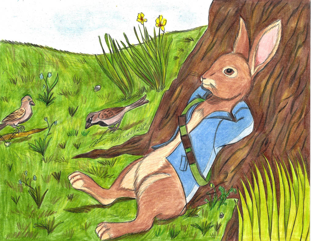 Peter The Rabbit Spring relax in an spring afternoon Peter rabbit by ailgara on DeviantArt