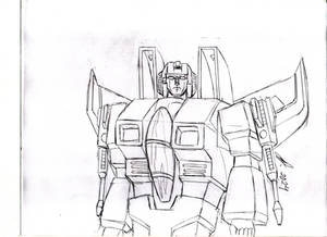 Starscream  G1 Sketch 2024