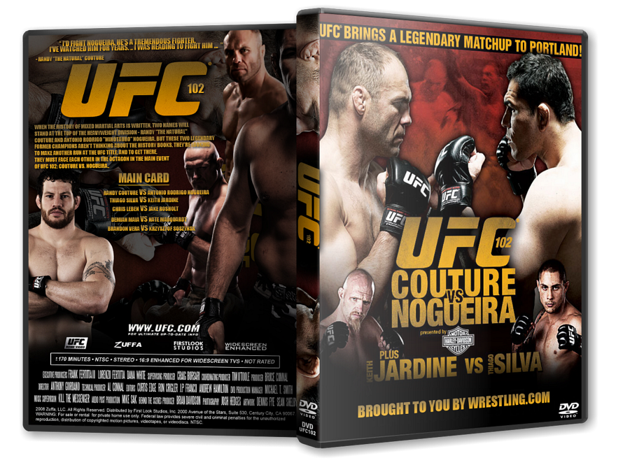 UFC 102 DVD Cover by Y0urJoker on DeviantArt