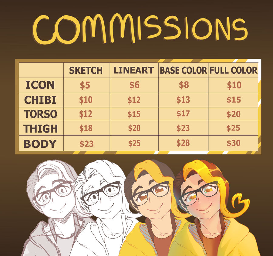 Commission Examples by DaeofthePast on DeviantArt