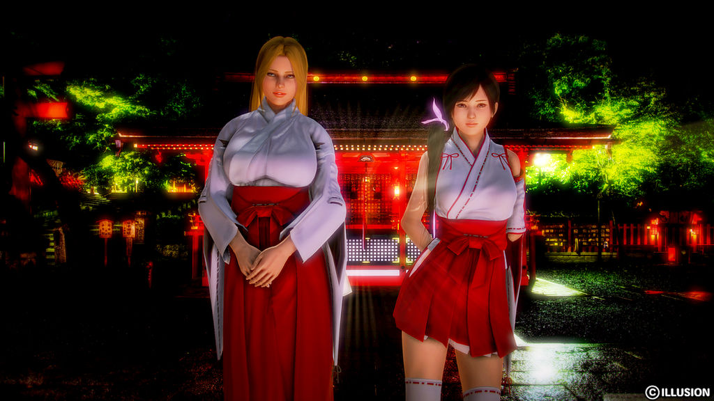 Helena and Kokoro in Honey Select