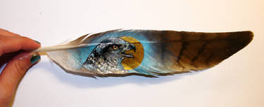 Feather painting 3