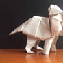 Origami Triceratops