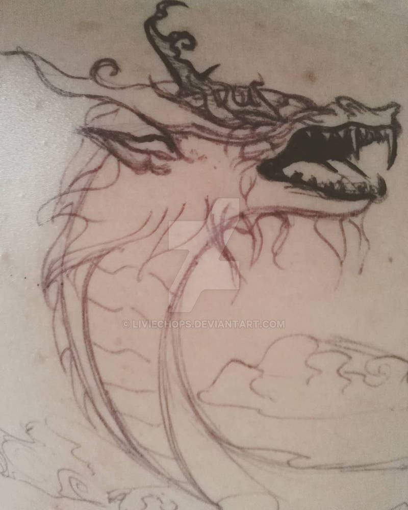 Dragon Ball Z Dragon Temp Tattoo Closeup by Liviechops on DeviantArt