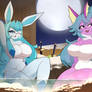 Sapphire and Nami Hotsprings (Comm) SFW