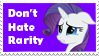 Don't Hate Rarity Stamp