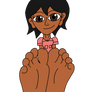 Maya's Bare Feet
