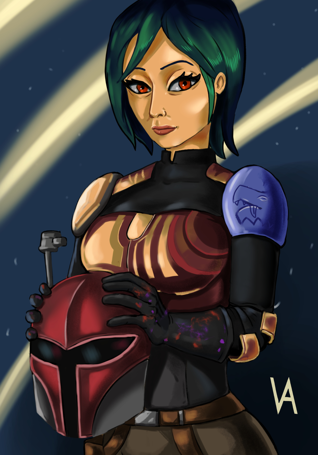Sabine Robotization Deviantart Sabine Wren | Ahsoka | Star Wars by Voodoo4Dreams on DeviantArt