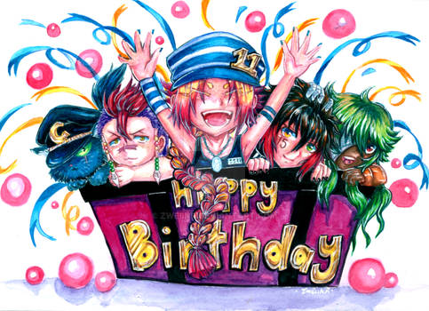 Nanbaka Fanart 136 - Happy Birthday Futamata Sho