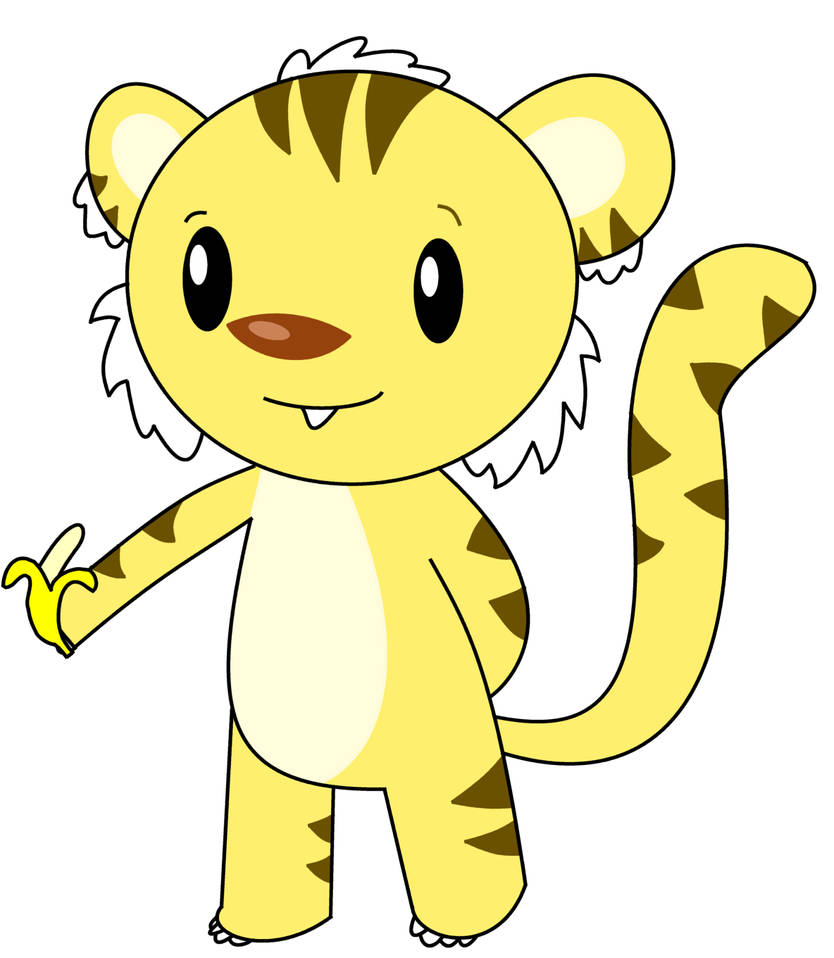 Fecious Rintoo Rintoo eating a banana by dev-catscratch on DeviantArt