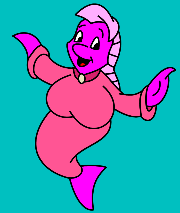 Freddi Fish: Mrs Croaker BE by dev-catscratch on DeviantArt
