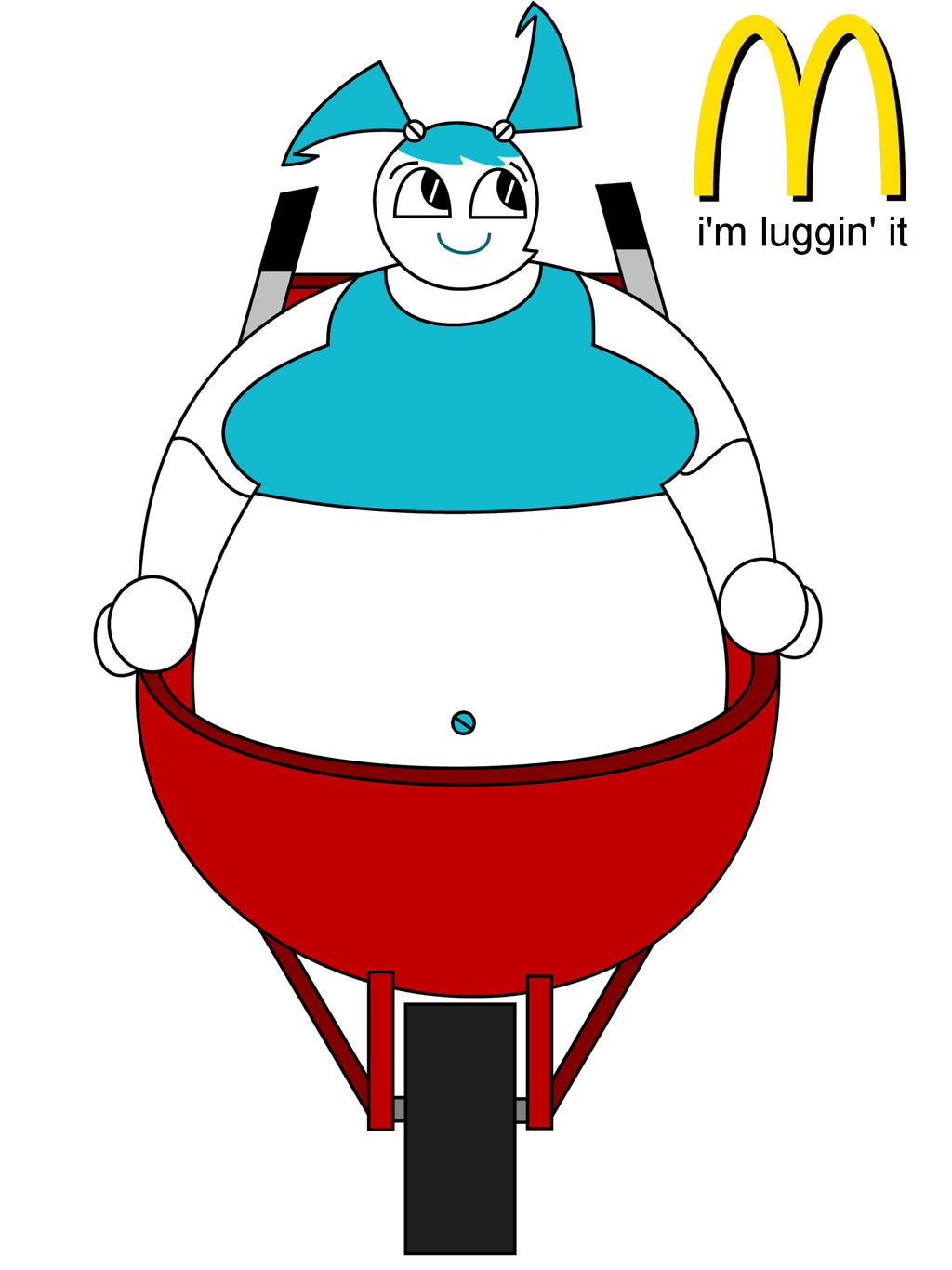 Fat Deviantart Robot My Life As A Teenage Robot on Fatty-Female-Fan-Art - DeviantArt
