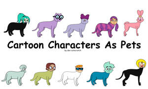 Cartoon Characters As Pets