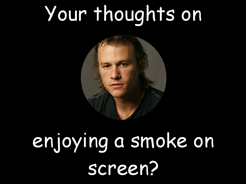 Your Thoughts Heath Ledger Enjoying A Smoke By Dev Catscratch On Your Thoughts Heath Ledger Enjoying A Smoke By Dev Catscratch On