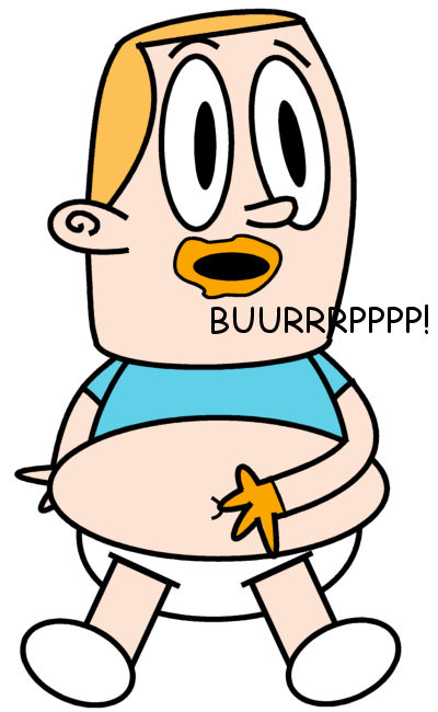Baby Benjamin's burp button by dev-catscratch on DeviantArt
