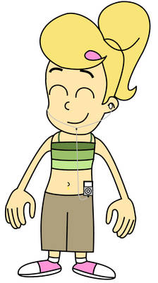 Cindy Vortex using an iPod