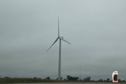 Wind Turbine in the fog