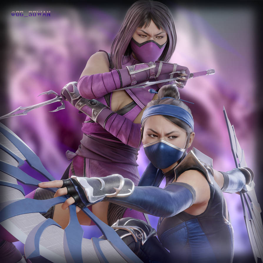 Kitana and Mileena by SDWAN on DeviantArt