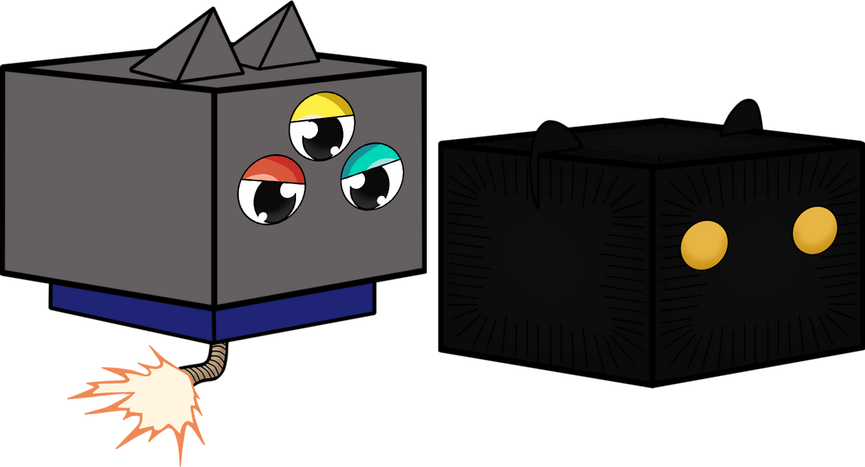 Bommon and Botamon by zienaxd on DeviantArt