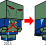 J'onn J'onzz Martian Manhunter Comparison 3D