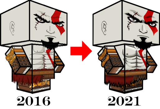 Kratos (Greek Era) Comparison 3D